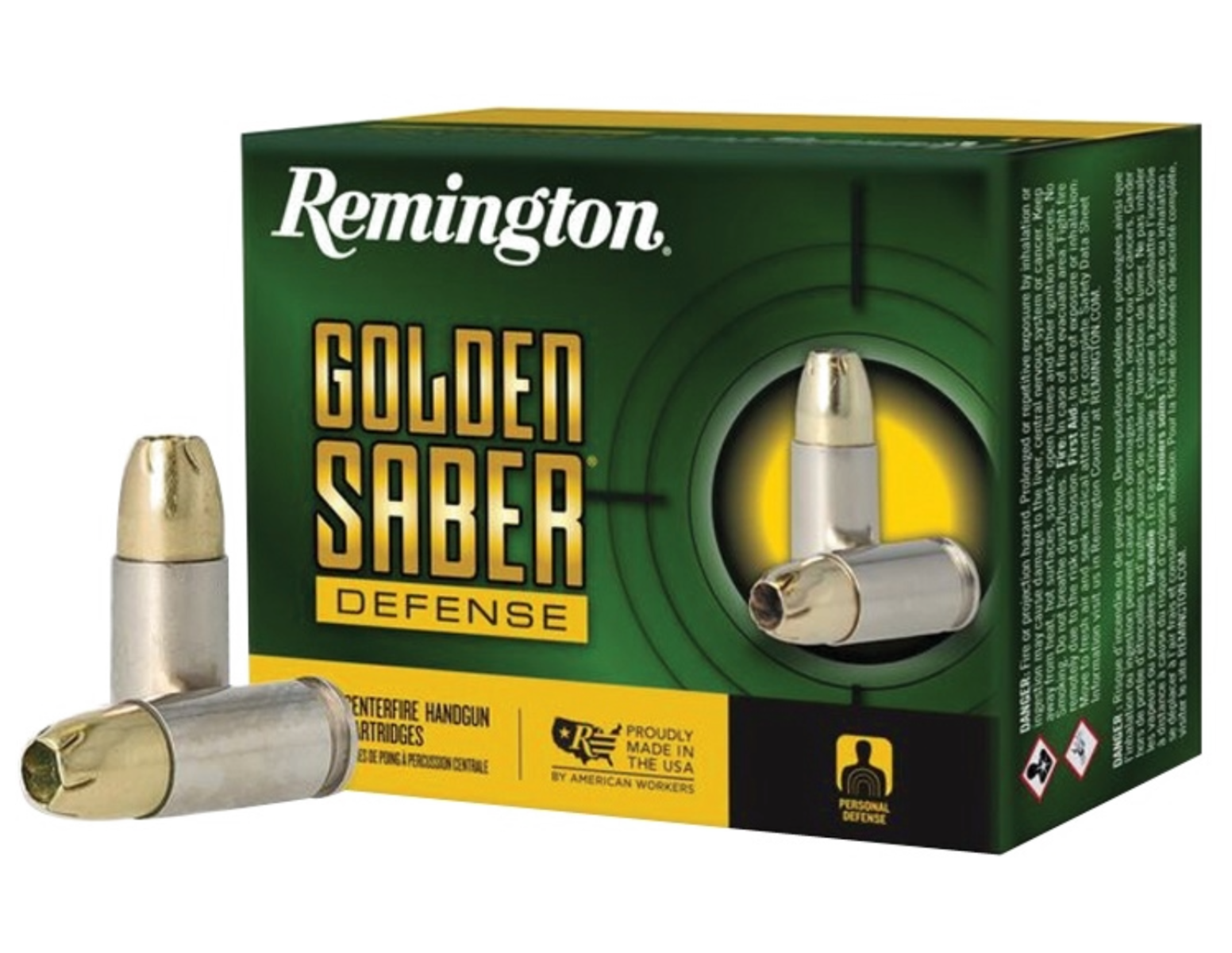 Remington Golden Saber Defense 9mm 147 gr Ammo BJHP - 20rds - 27604 - Remington