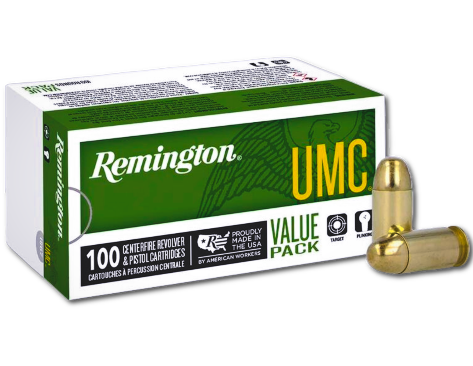 Remington UMC 45 ACP Ammo 230 Grain FMJ 100 rds/box - 23797 - Remington