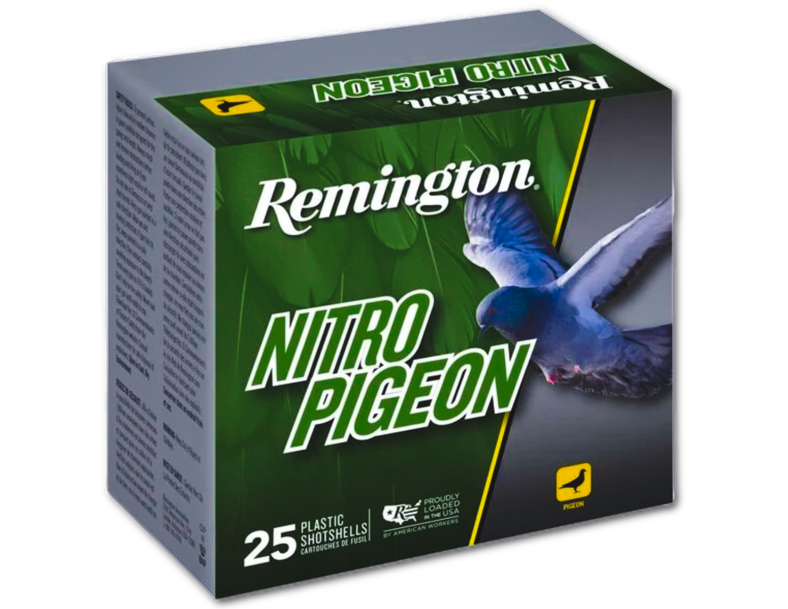 Remington Nitro Pigeon 12 Gauge 2-3/4" #7.5 25rds Shotshell - Precision for Pigeon Hunting - R28681 - Remington