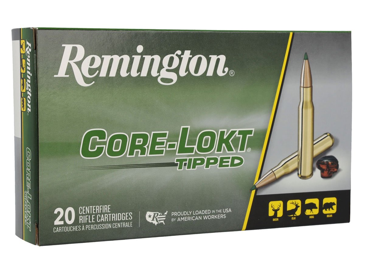 Remington Core-Lokt Tipped 165 gr .30-06 Springfield Ammunition, 20 Rounds - RT3006B