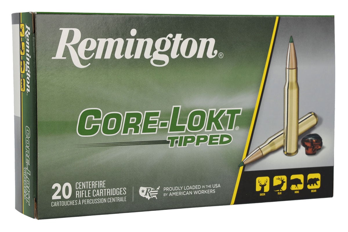 Remington Core Lokt Tipped 180 gr 308 Winchester Ammunition, 20 Rounds - 29041 - Remington