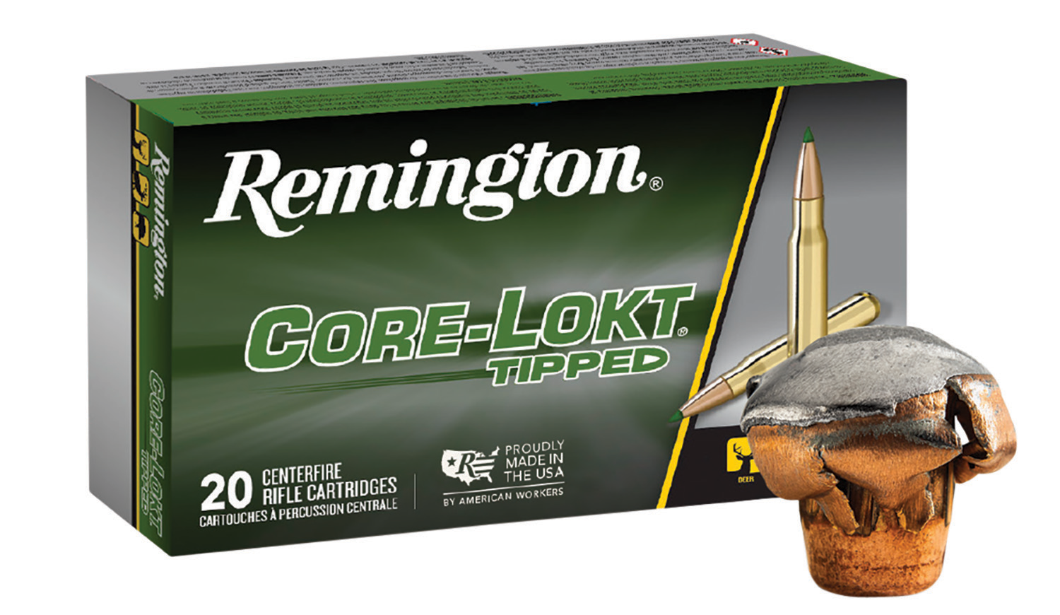 Remington 308 Win Ammo 165 Grain CLT 20rds - RT308WB - Remington