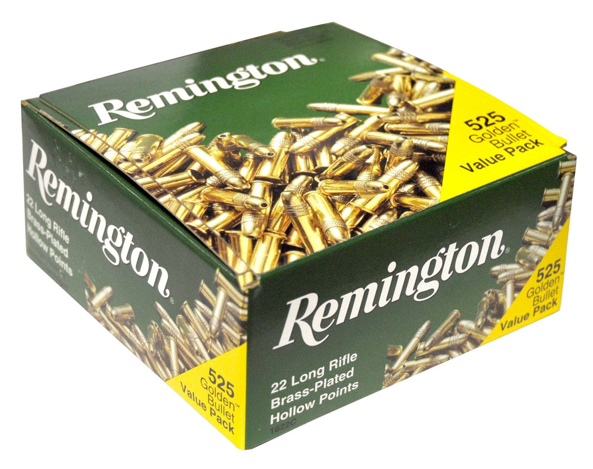 Remington High Velocity Rimfire 36 gr HP .22 LR Ammunition, 525 Rounds - 1622c