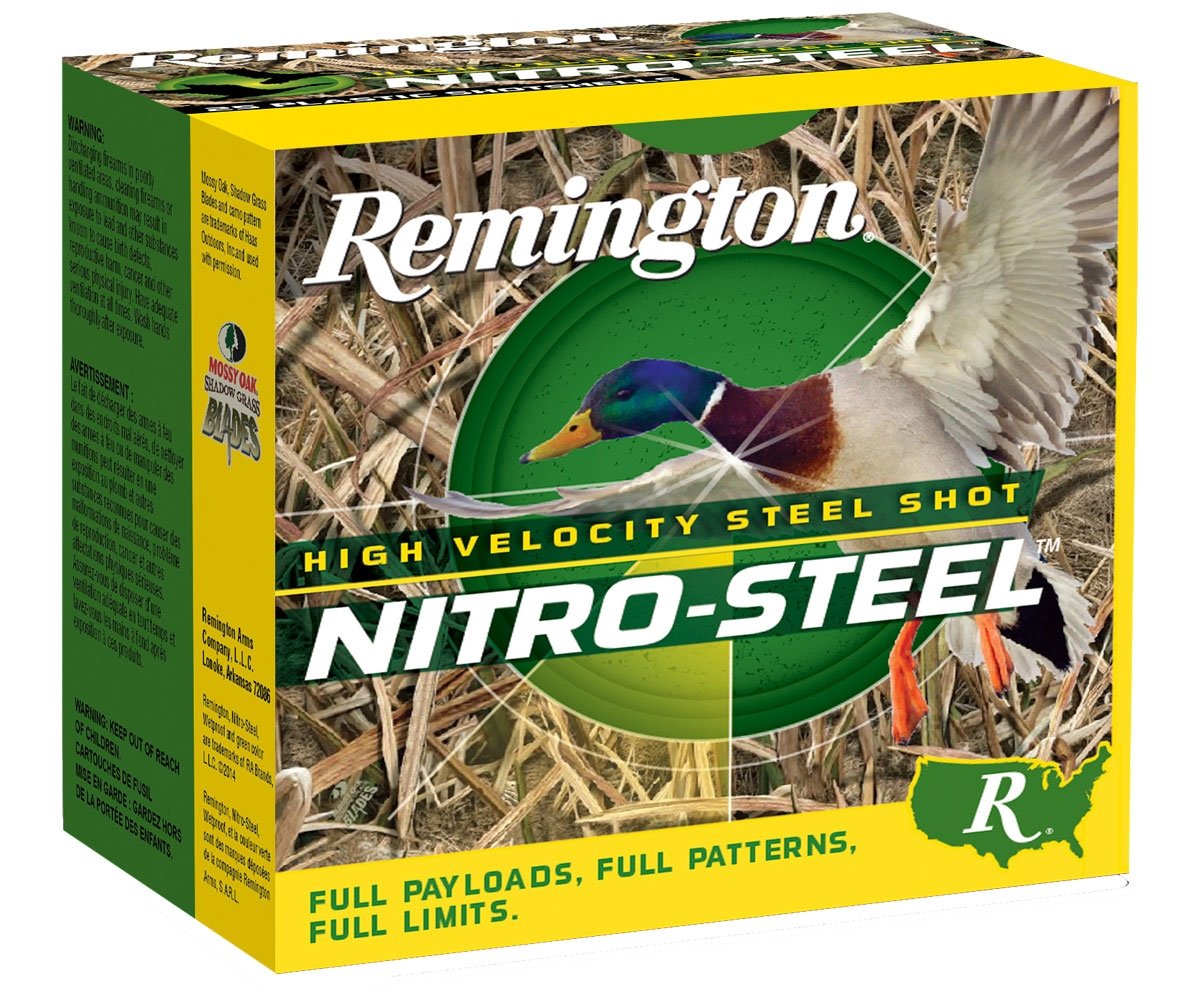 Remington Nitro Steel 12 Gauge 3 1/2" 1 1/2 oz BB Shot 25 Rounds - NSI1235BB - Remington