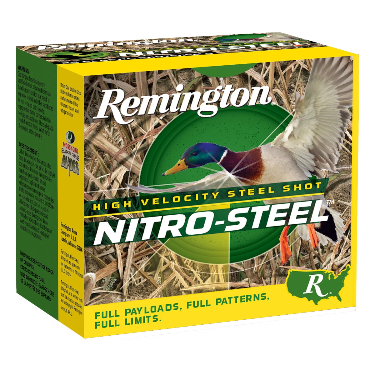 Remington Nitro Steel 12 Gauge 3 1/2" 1 1/2 oz 2 Shot 25 Rounds - NSI12352 - Remington