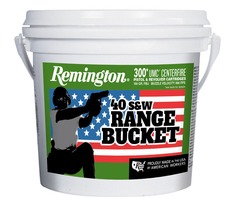 Remington UMC Handgun 180 gr FMJ .40 S&W Ammunition, 300 Rounds - 23976