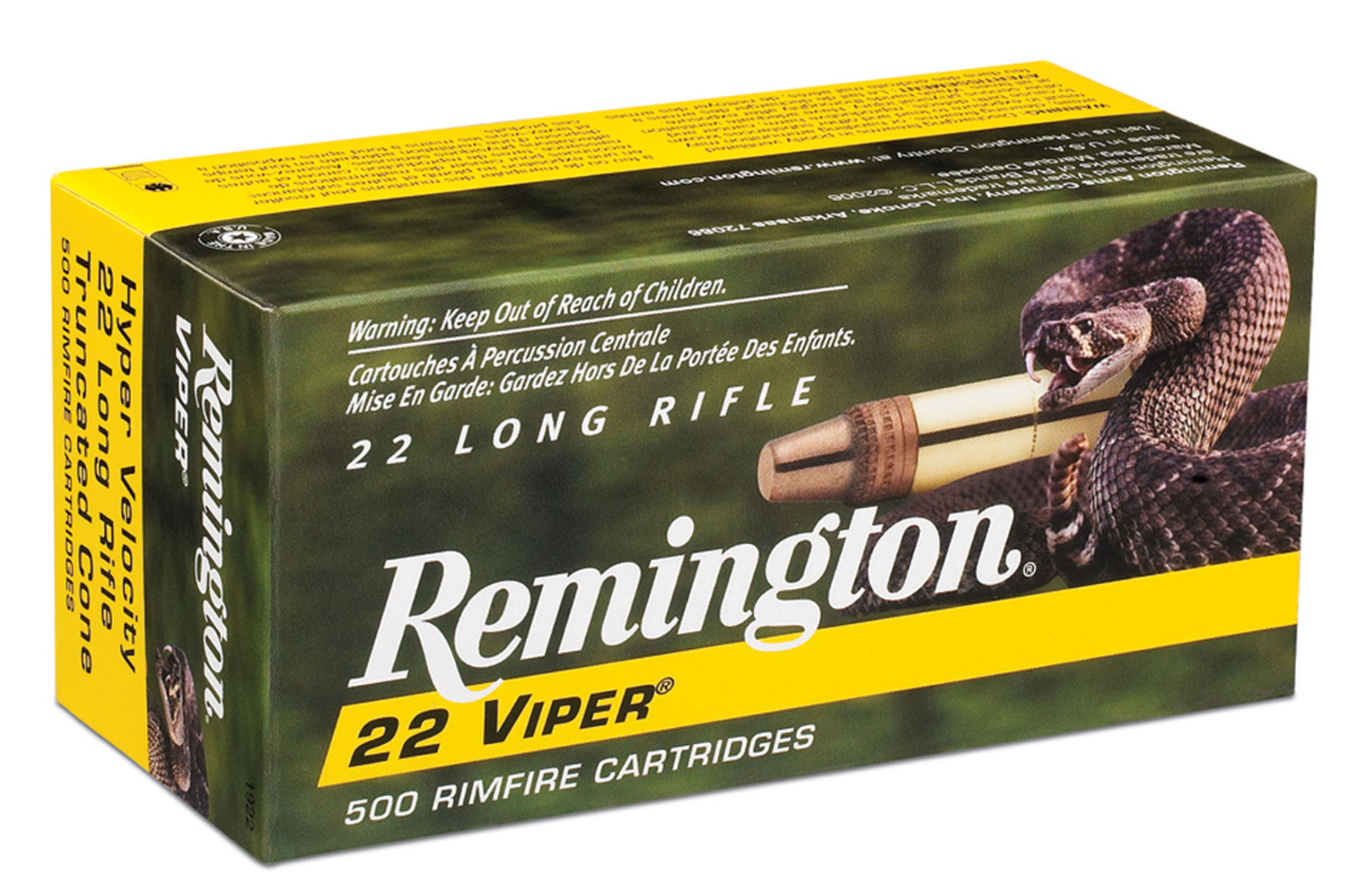 Remington Viper 22 LR Ammo 36gr TCSB 50rds - 21080 - Remington