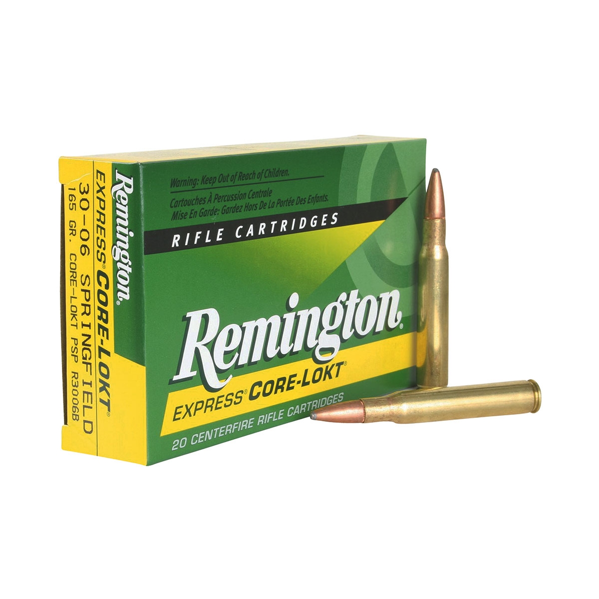 Remington 30-06 165gr Core-Lokt PSP Ammunition 20rds - R3006B - Remington