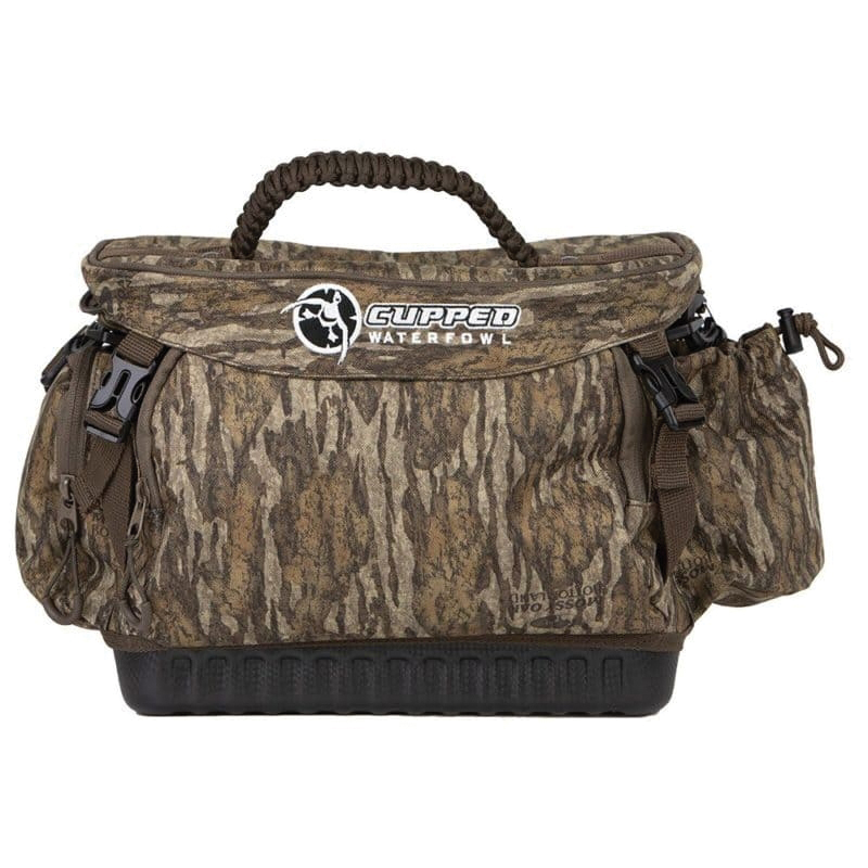 Cupped Medium 8" x 16" x 10" Floating Blind Bag, Mossy Oak Bottomland Camouflage - Cupped