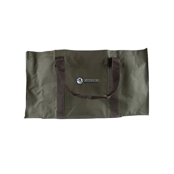 Cupped 3" x 18" x 9.50" Large 6-Slot Goose Decoy Bag, Green - Cupped