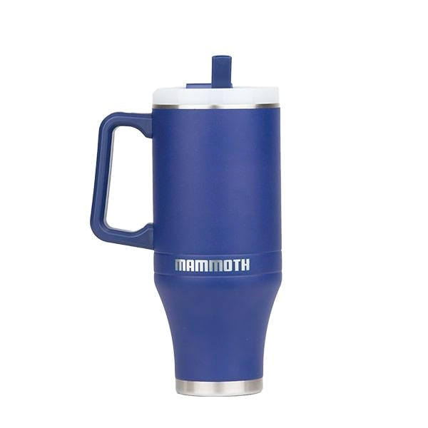 Mammoth Ascent Tumbler w/Handle and Straw, 40 oz Dark Blue - Mammoth