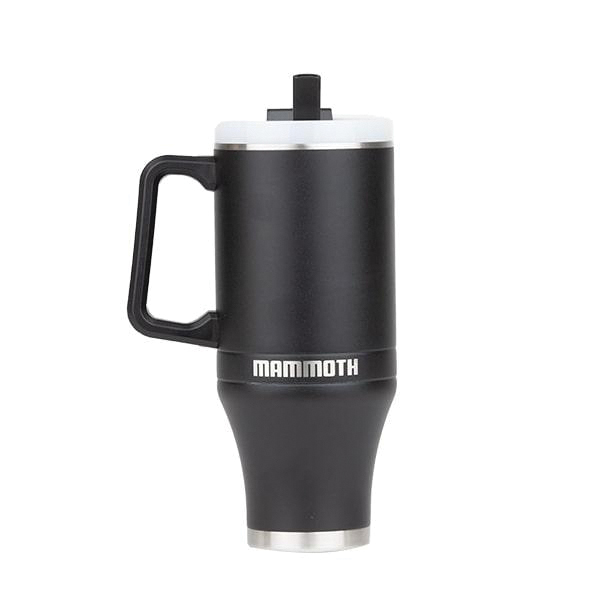 Mammoth Ascent Tumbler w/Handle and Straw, 40 oz Black - Mammoth