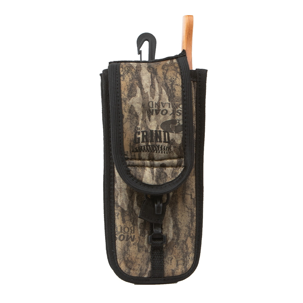 The Grind Turkey Box Call Holder, Mossy Oak Bottomland Camouflage - The Grind