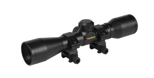 Tru Glo Rimfire Scope 4X32 W/ 3/8 RINGS BLK" TG8504BR