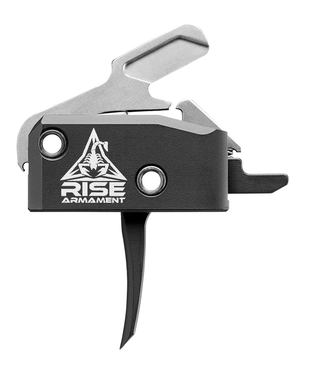 Rise Armament RA-434 AR Platform Flat Single Stage Trigger, Black - RA-434-BLK - Rise Armament