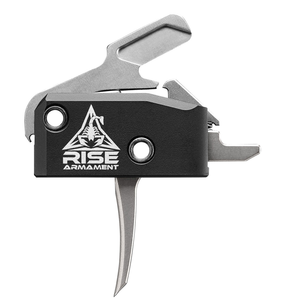 Rise Armament RA 434 Performance Single Stage AR Platform Flat Trigger, Silver - RA-434-SLVR-AWP