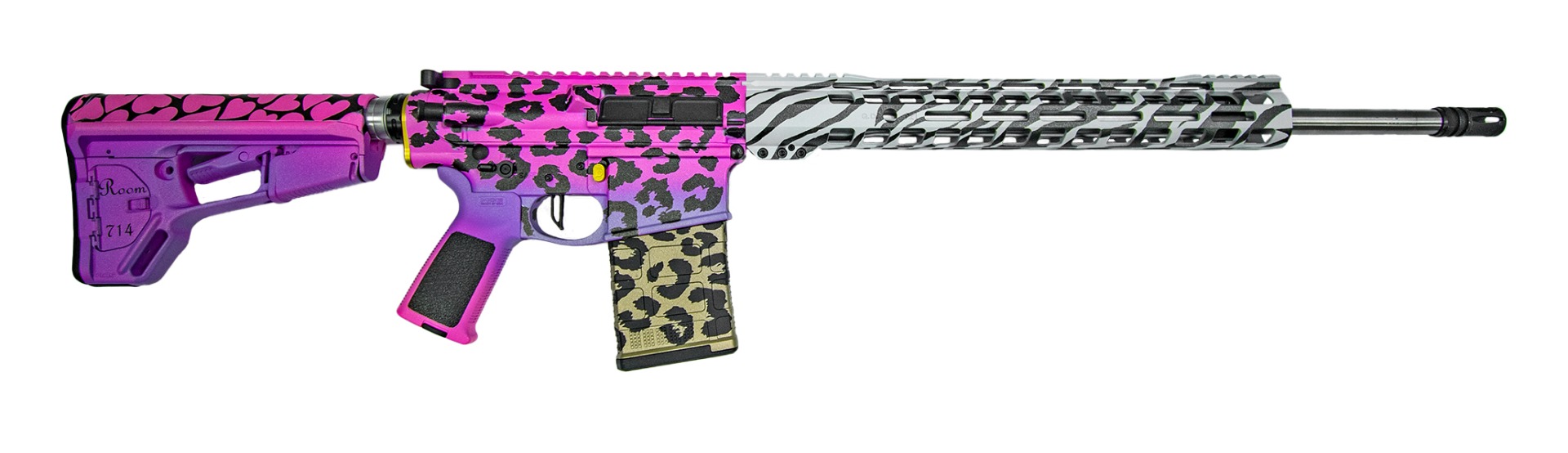 PSA Custom Gen3 PA10 20" Rifle-Length .308 WIN 1:10 SS 15" LTWT Mlok Rifle W/3.5 lb Flatbow FCG, RJB - Psa Custom