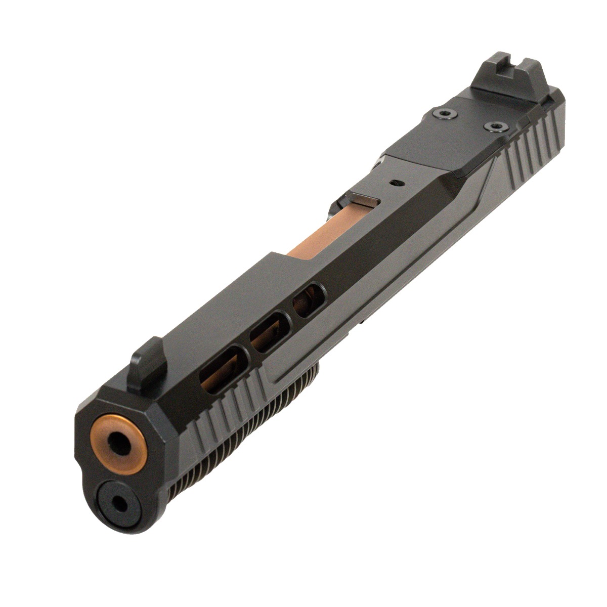 PSA 5.7 Rock Complete RK1 Optics Ready Slide Assembly With Copper Barrel, Black - Palmetto State Armory