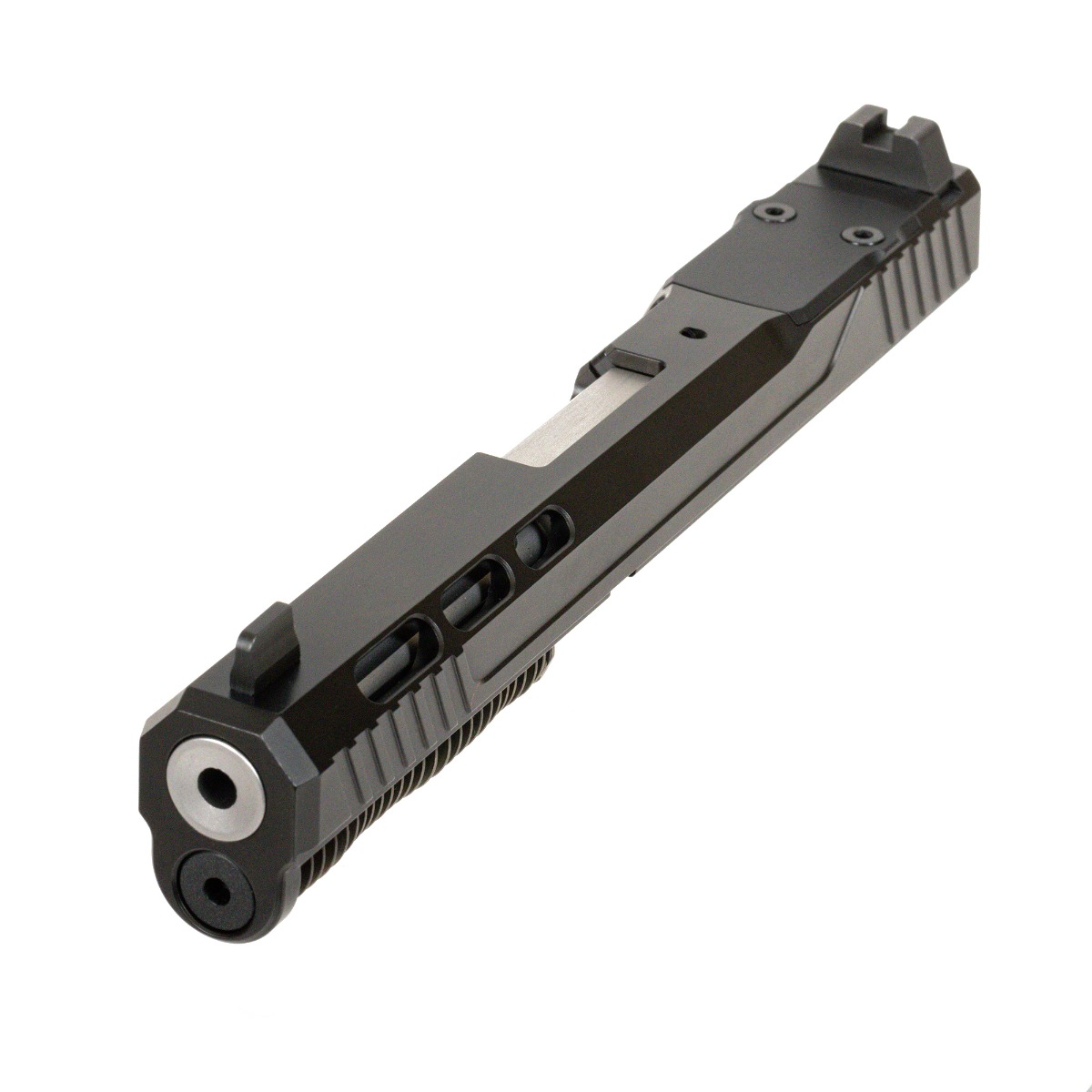 PSA 5.7 Rock Complete RK1 Optics Ready Slide Assembly With Stainless Barrel, Black - Palmetto State Armory