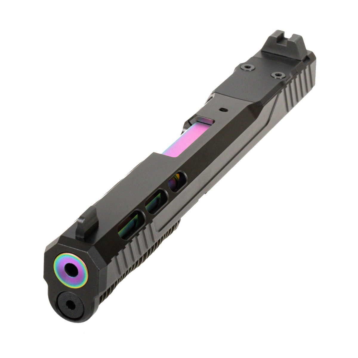 PSA 5.7 Rock Complete RK1 Optics Ready Slide Assembly With Chameleon Barrel, Black - Palmetto State Armory