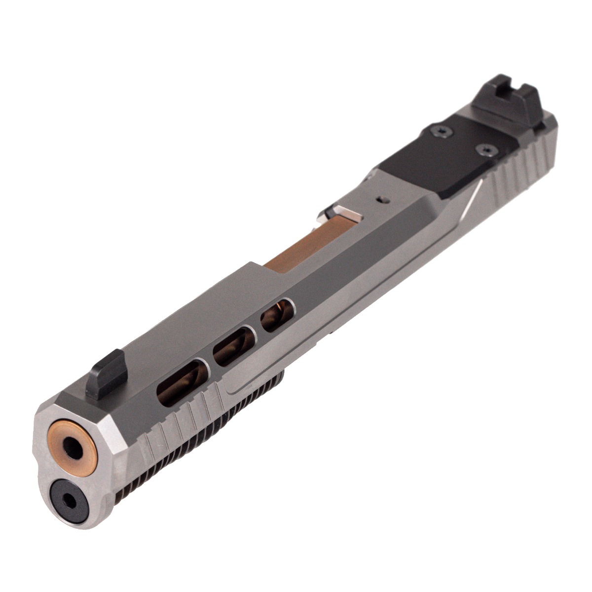 PSA 5.7 Rock Complete RK1 Optics Ready Slide Assembly With Copper Barrel, Stainless - Palmetto State Armory