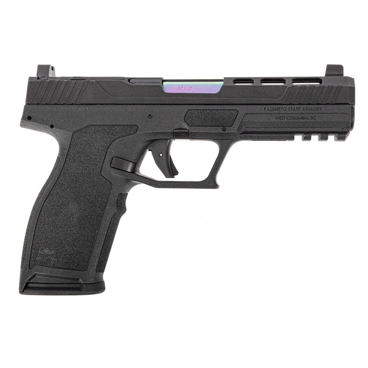 PSA 5.7 Rock Complete RK1 Optics Ready Pistol With Chameleon Barrel, One Mag, Black - Palmetto State Armory