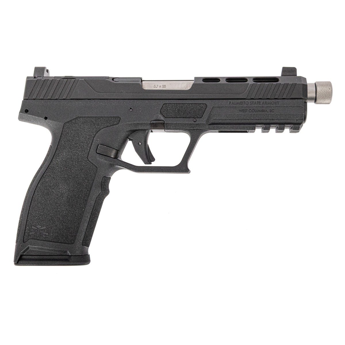 PSA 5.7 Rock Complete RK1 Optics Ready Pistol With Stainless Threaded Barrel, One Mag, Black - Palmetto State Armory