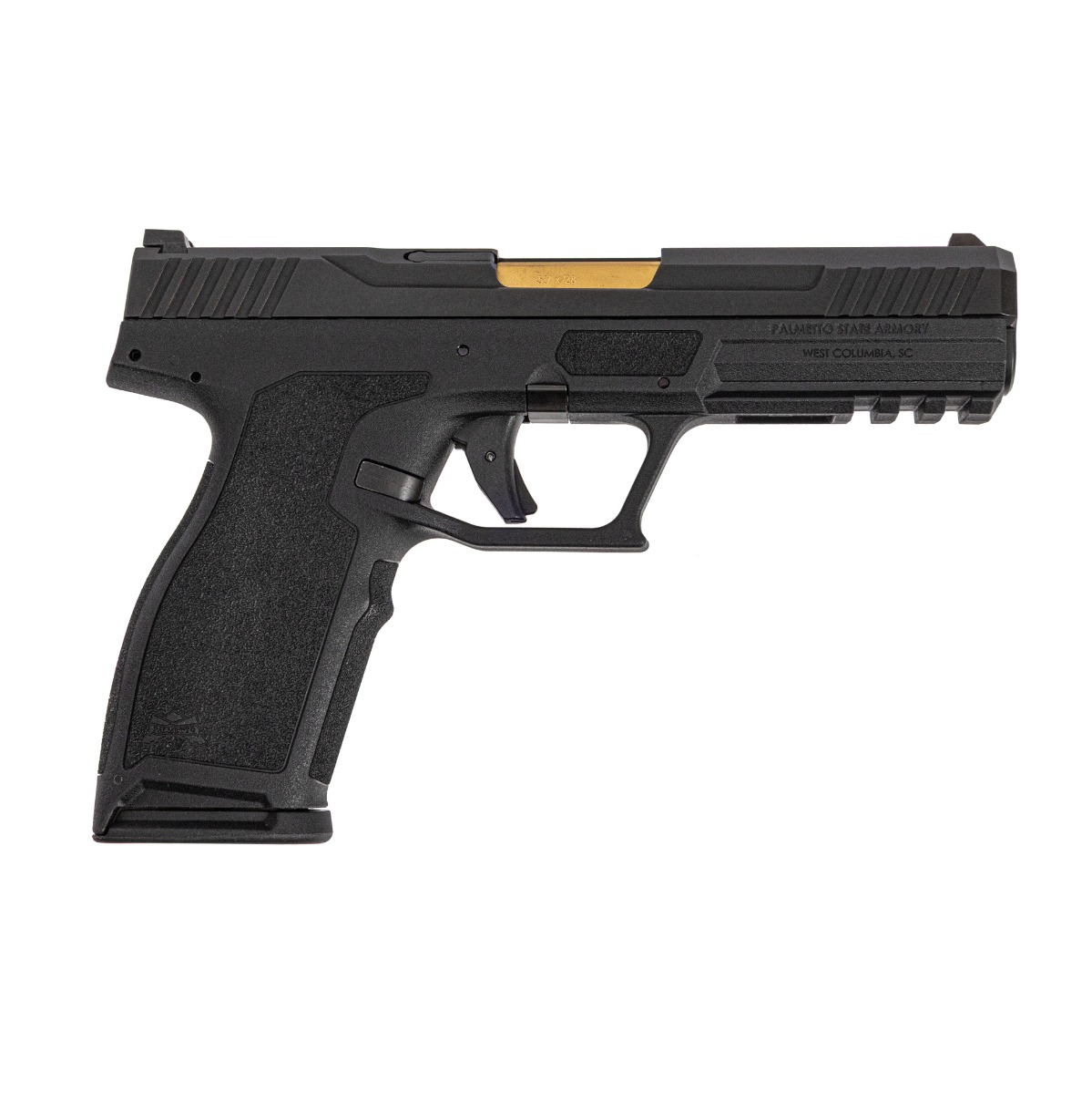 PSA 5.7 ROCK COMPLETE PISTOL, Non-Threaded TiN Barrel, Black - Palmetto State Armory