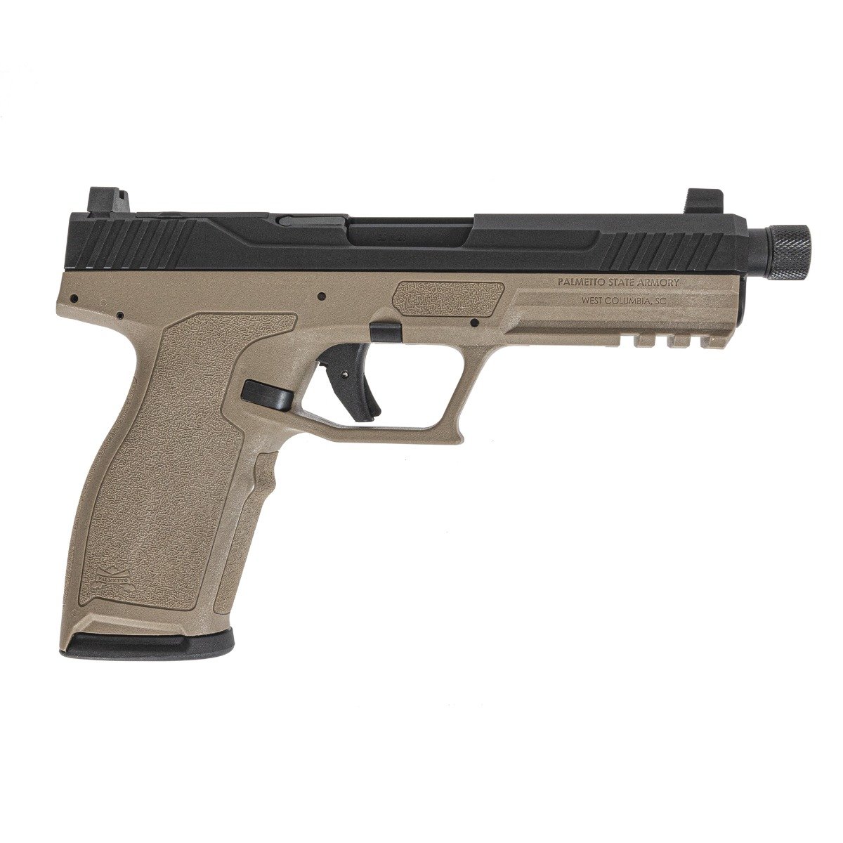 PSA 5.7 Rock Complete Optics Ready Pistol W/ Threaded Barrel, 2-Tone Black/FDE - Palmetto State Armory