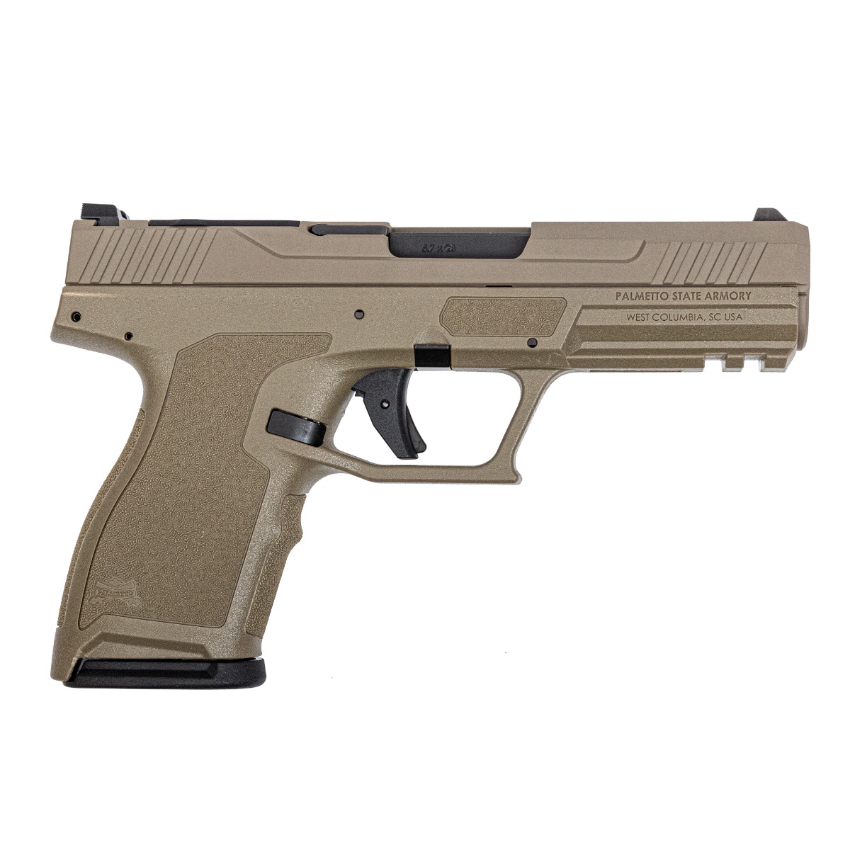 PSA 5.7 Rock Compact Complete Optic Ready Pistol, Non-Threaded Barrel, Flat Dark Earth - Palmetto State Armory