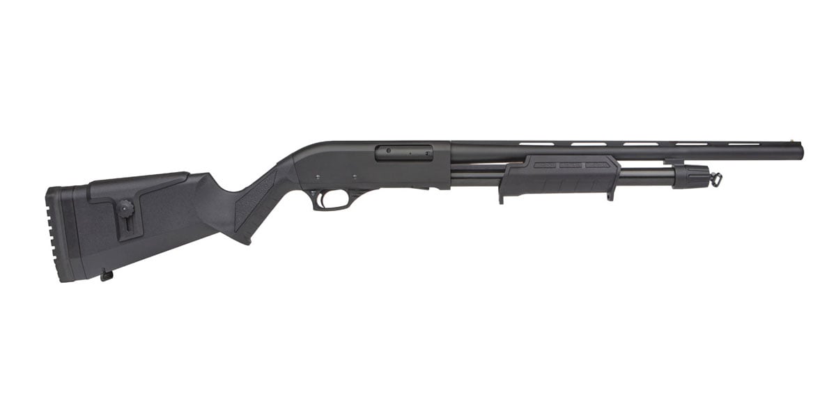 Rock Island Armory All Gen Pump Action 12 Gauge Shotgun, Black - PA12H18 - Rock Island