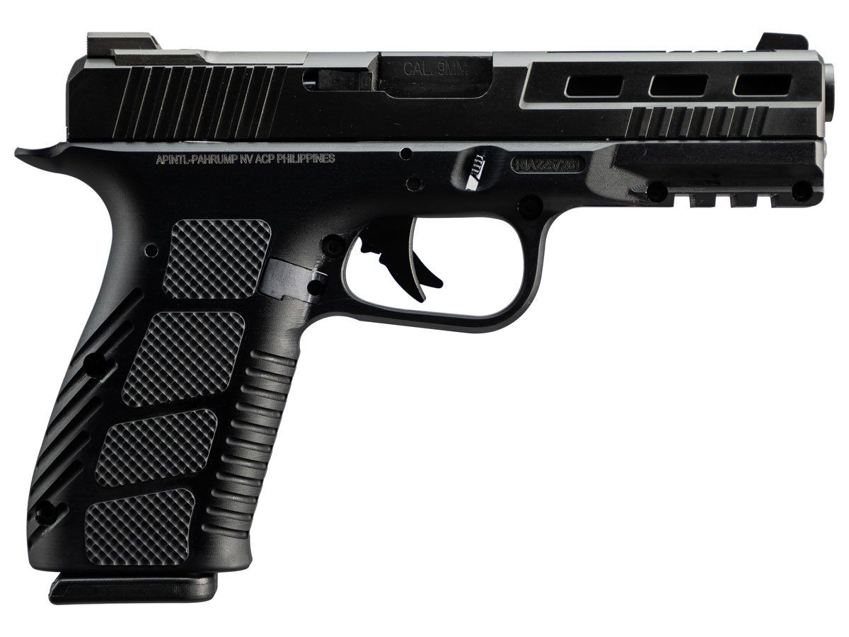 Rock Island STK100 4.5" Optics Ready 9mm Pistol, Black - 56625 - Rock Island
