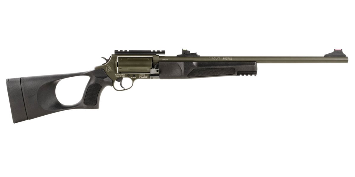 Rossi Circuit Judge .45 LC/.410 Revolver Rifle, Moss Green - SCJT4510B - Rossi