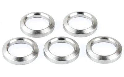 Advanced Technology, AR-15 Crush Washer 5 Pack, Fits Over 1/2"-28 Threads, Stainless Steel Finish - Advanced Technology