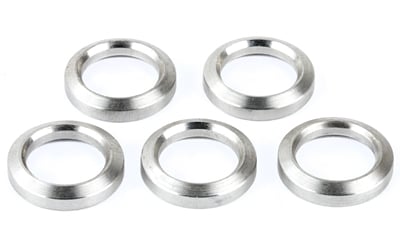 Advanced Technology, AR-15 Crush Washer 5 Pack, Fits Over 1/2"-28 Threads, Stainless Steel Finish