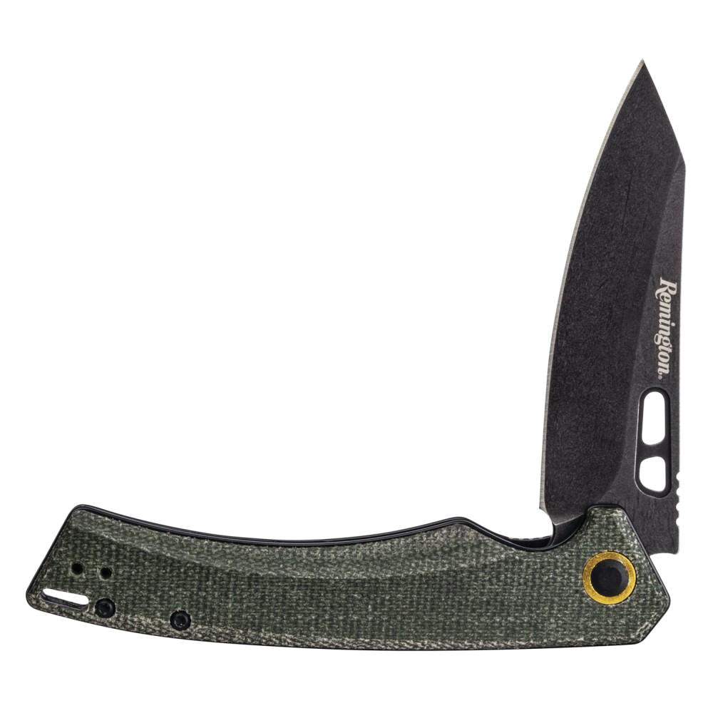Remington Everyday Carry Cutlery Folding Knife Coping, Green - Remington