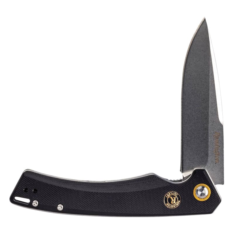 Remington Everyday Carry Cutlery Folding Knife Drop Point, Black - Remington