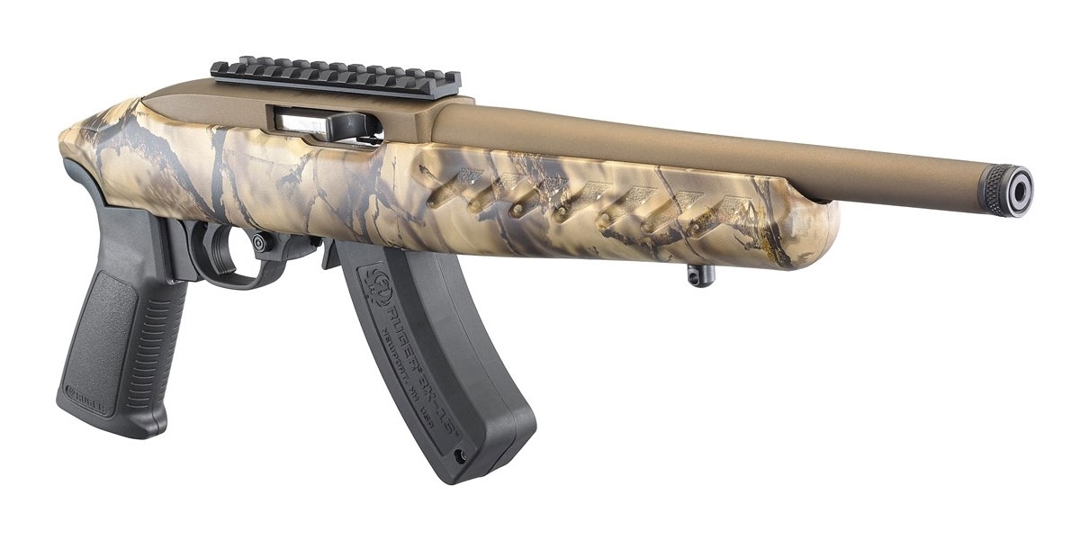 Ruger 10/22 Charger .22 LR Pistol, Go Wild Camo - 4934 image