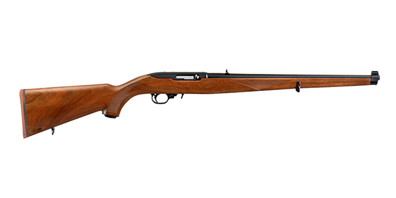 Ruger 10/22 Carbine 18.5" .22 LR Rifle, Walnut - 1265 - Ruger