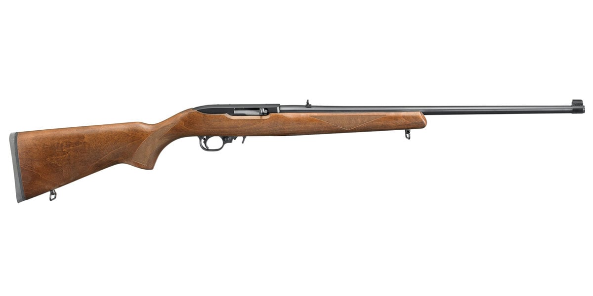 Ruger 10/22 Deluxe Sporter 22 LR Rifle With Birch Stock, Satin Black - 1150 - Ruger