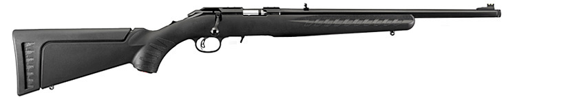 Ruger American Rimfire Rifle 17 HMR 9rd 18" TB, Black - 8312 - Ruger