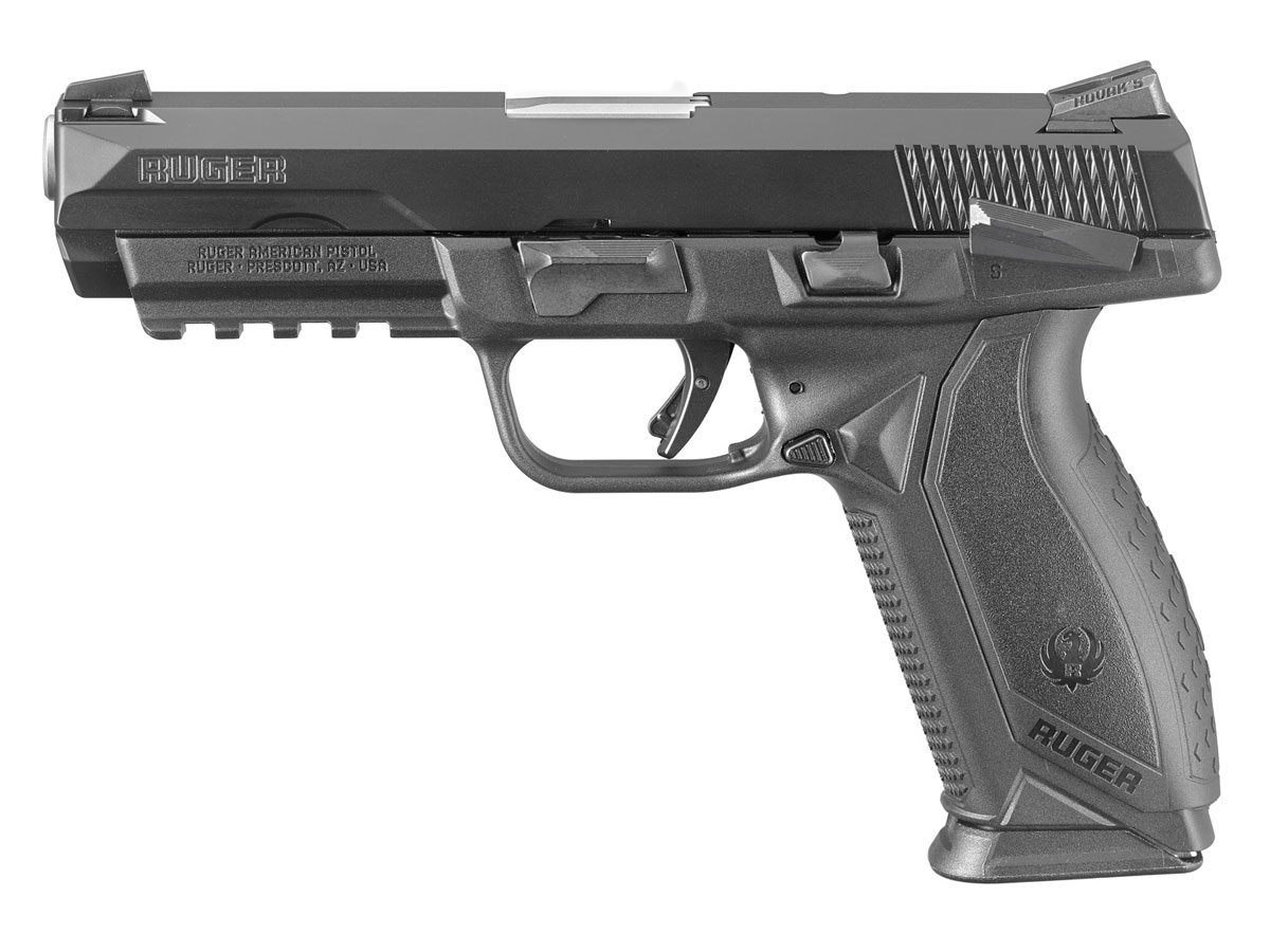 Ruger American Duty 10 Round .45 ACP Pistol, Black - 8618 - Ruger