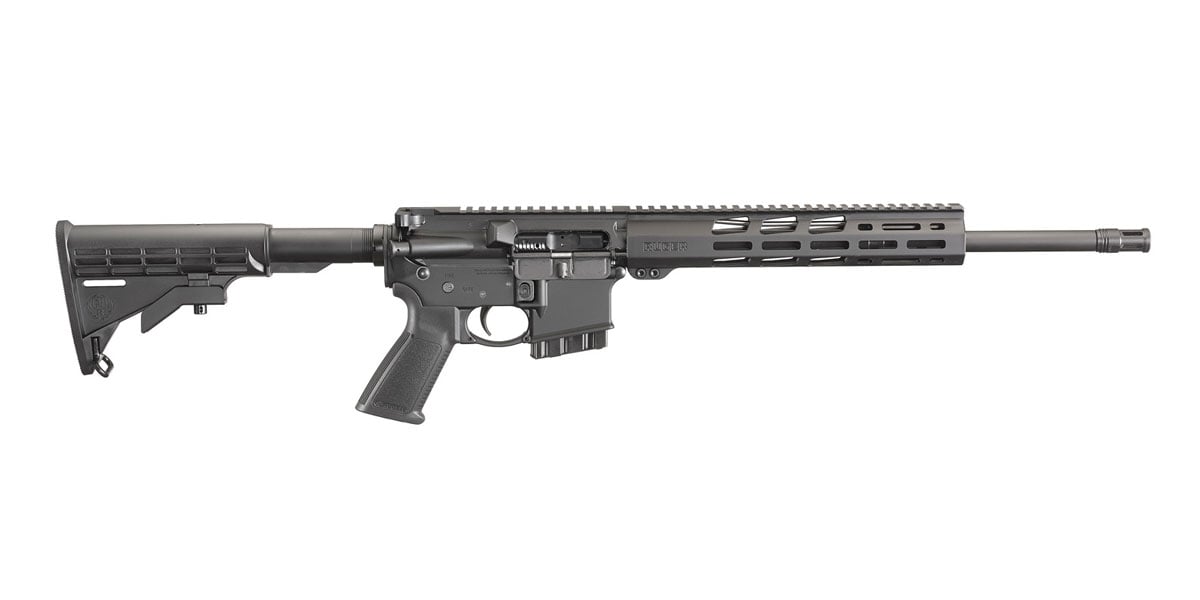 Ruger AR-556 10 Round 5.56x45 AR-15 Rifle With M-LOK Handguard, Black - 8537 - Ruger