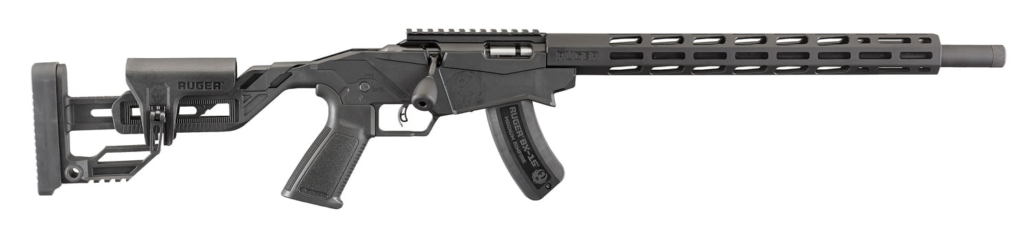 Ruger Precision Rimfire .22 WMR 18" Bolt Action Rifle, Black - 8404 - Ruger