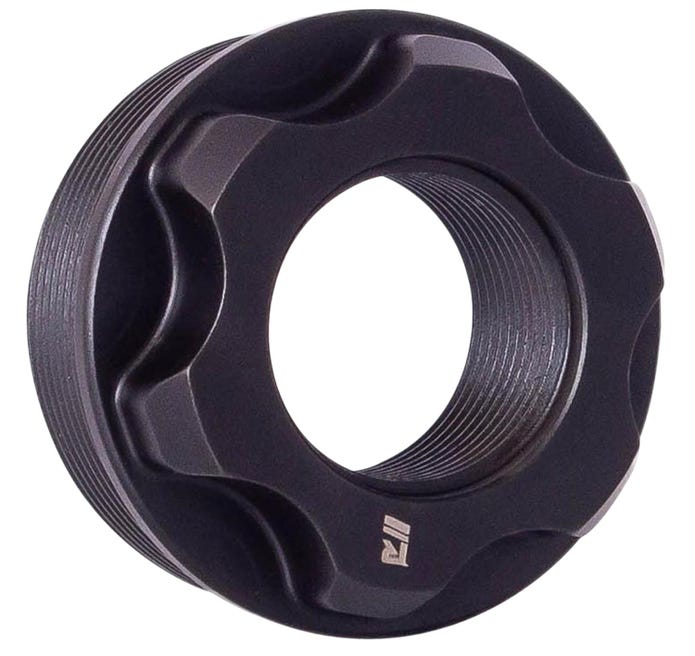 Rugged Suppressor Fixed Barrel Mount 5/8"-28 tpi for Rugged Obsidian 45/9, Black - OF007 - Rugged Suppressors