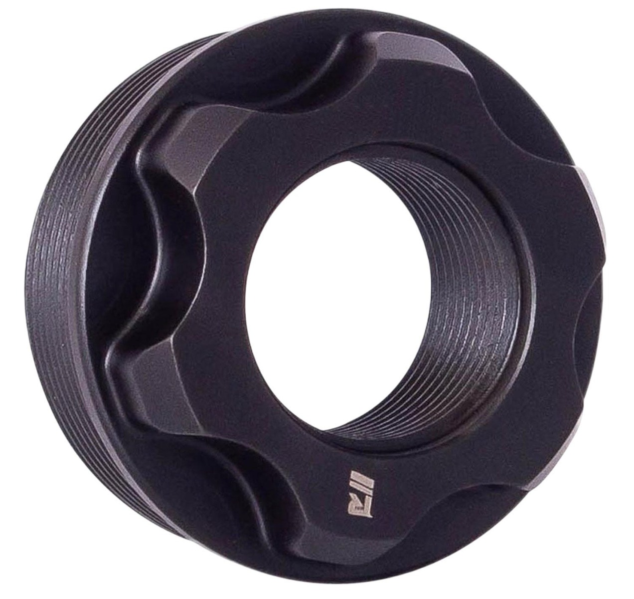 Rugged Suppressor Fixed Barrel Mount M13.5x1LH for Rugged Obsidian 45/9, Black - OF005 - Rugged Suppressors