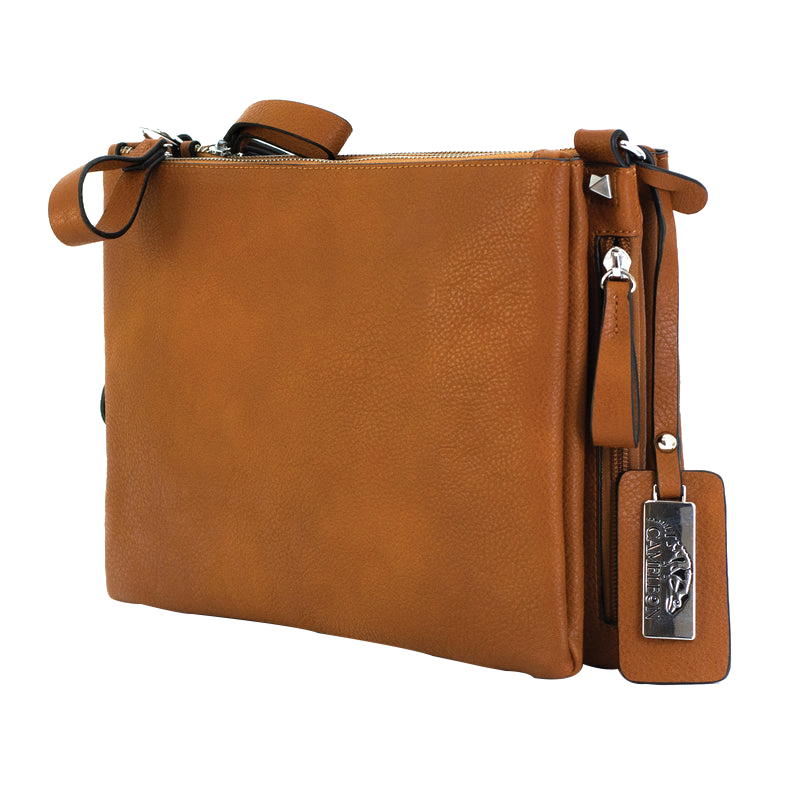 Rugged Rare Cameleon Iris Holster Ambidextrous Vegan Leather, Brown - Rugged Rare