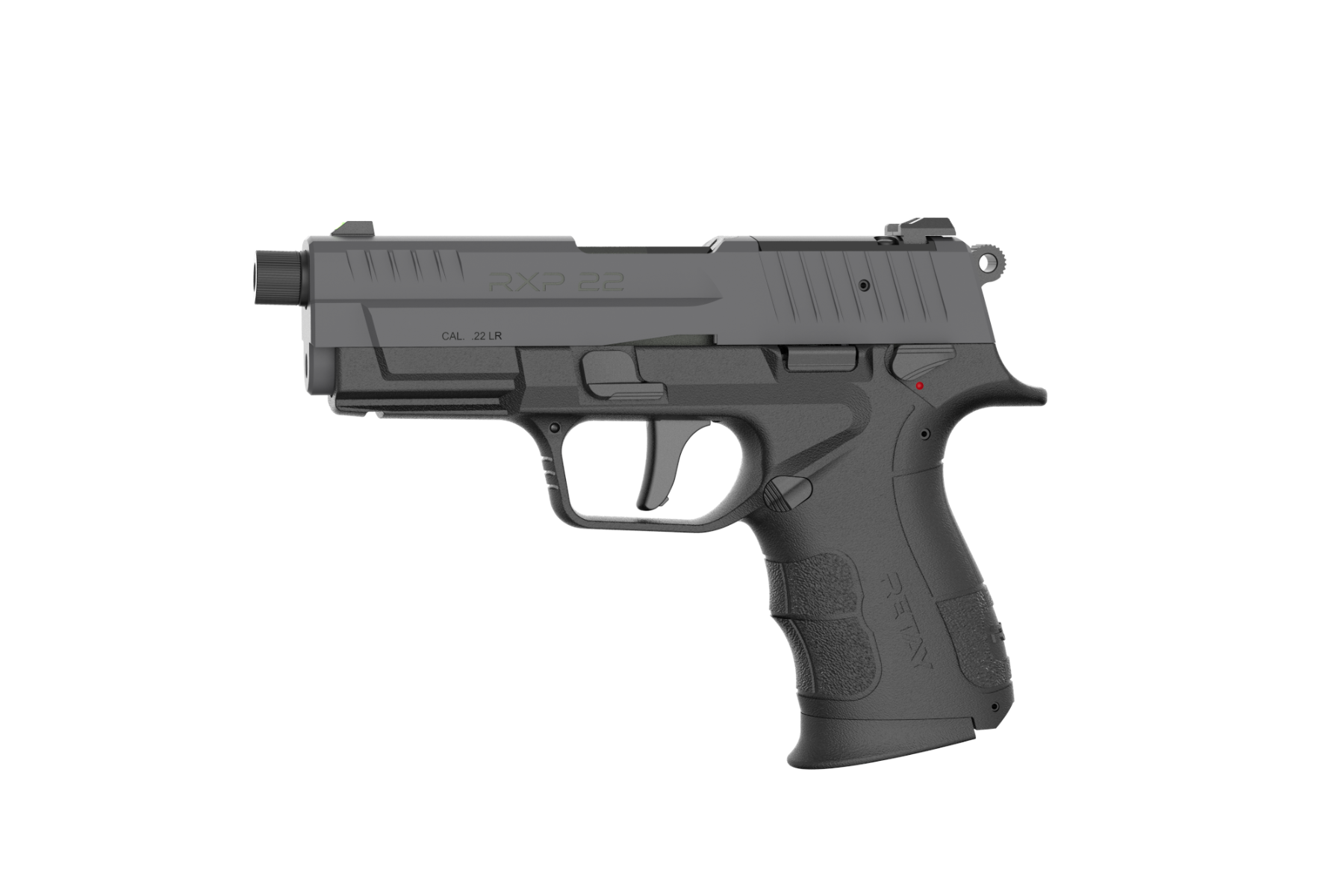 Retay RXP22 Threaded Barrel 22LR W/ (2)13rd Magazines, Gray - Retay