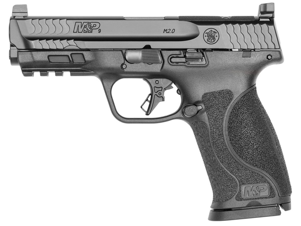 S&W M&P 2.0 4.25" Optics Ready 9mm Pistol, Black - 13564 - Smith & Wesson