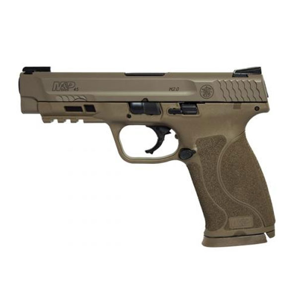 Smith & Wesson M&P45 2.0 .45 ACP Pistol With Night Sights, FDE - 11769 - Smith & Wesson